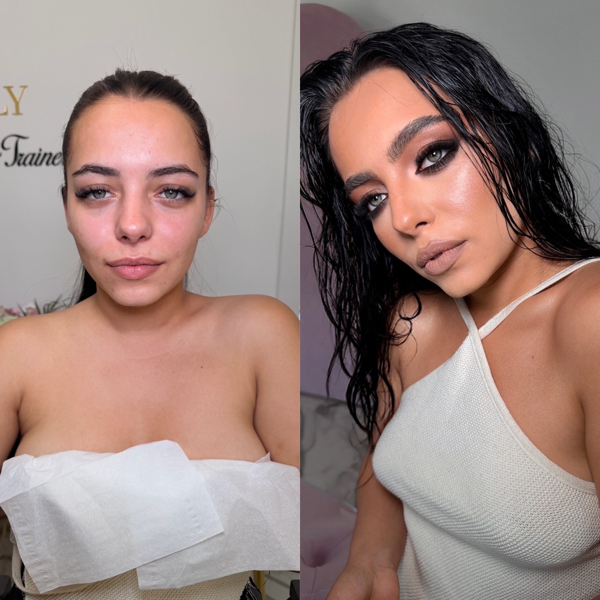 Transformare cursantă Kame Ly — înainte și după, exemplul 1
